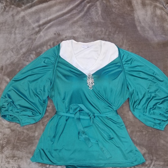 Calvin Klein Tops - Calvin Klein wrap blouse